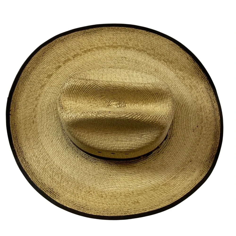 Justin‎ 20X Straw Cowboy Hat Natural Tan Western Wide Brim Made in Mexico 7 1/4